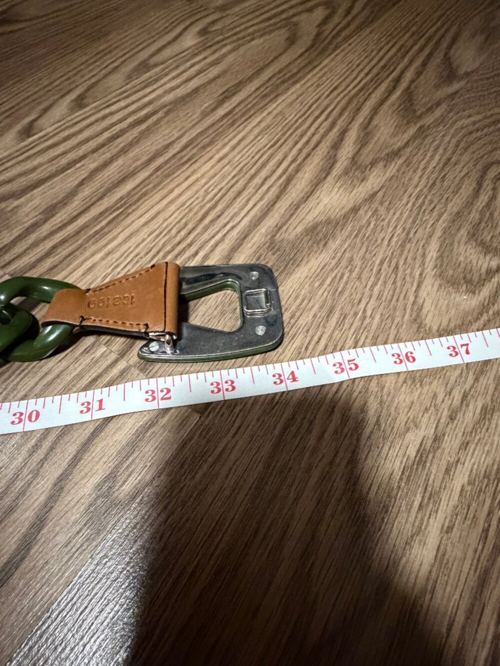 Vintage Prada Belt Green Size 85/34 - Picture 8 of 11
